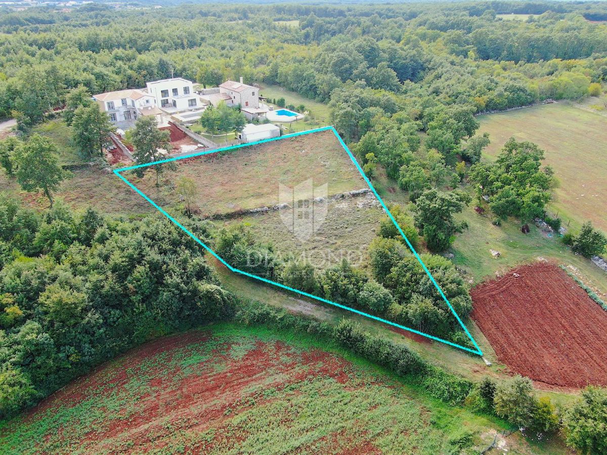 Svetvinčenat, terreno edificabile con concessione edilizia per la costruzione di una villa 