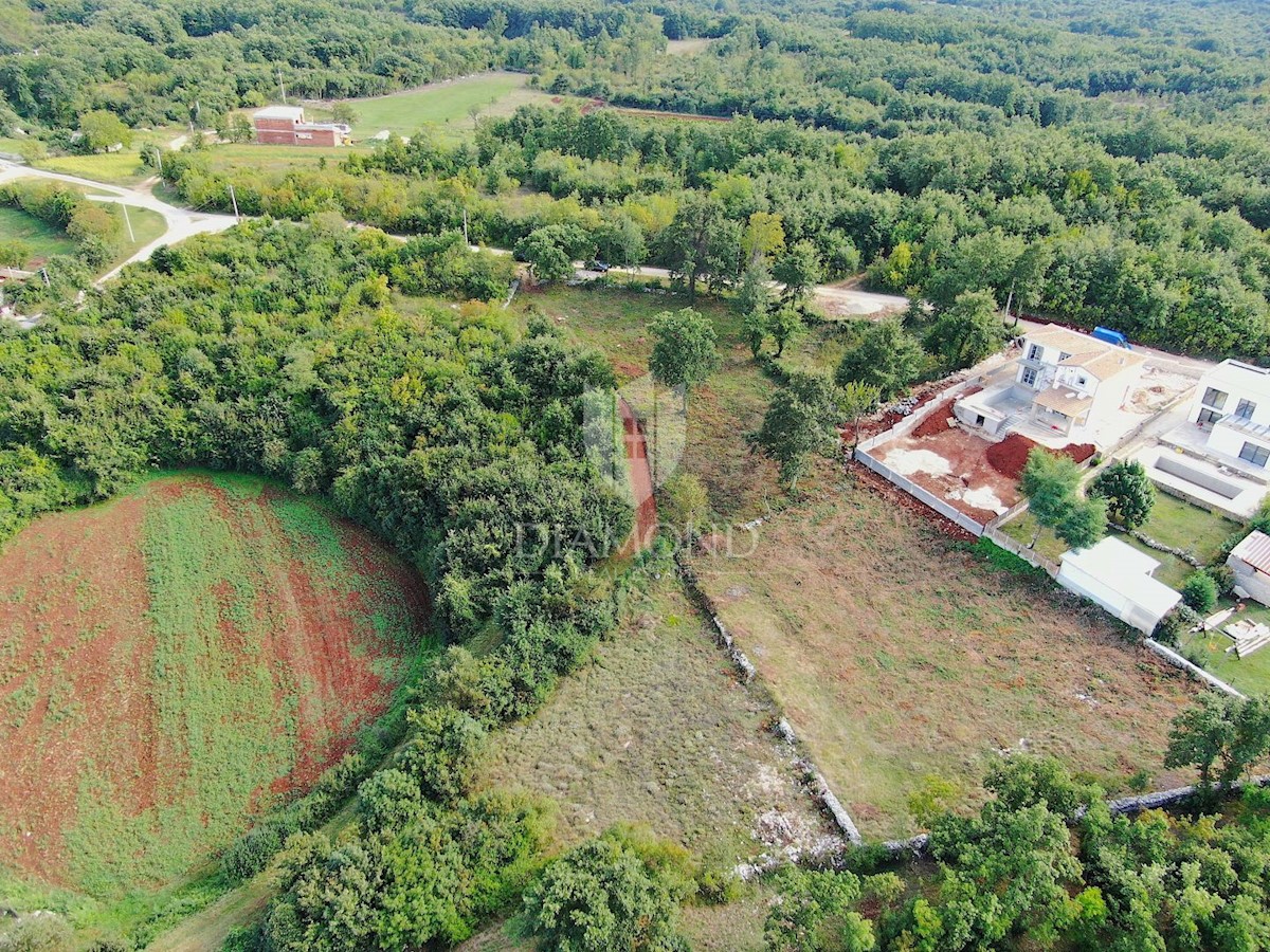 Svetvinčenat, terreno edificabile con concessione edilizia per la costruzione di una villa 