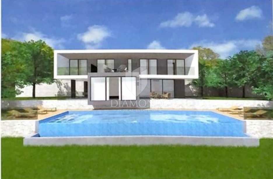 Labin, Rabac, terreno edificabile con vista mare