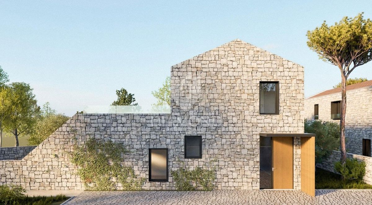 Barban, terreno attraente con progetto preliminare