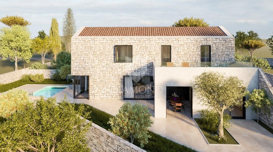 Barban, terreno attraente con progetto preliminare