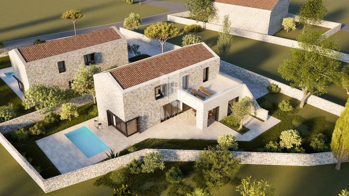 Barban, terreno attraente con progetto preliminare