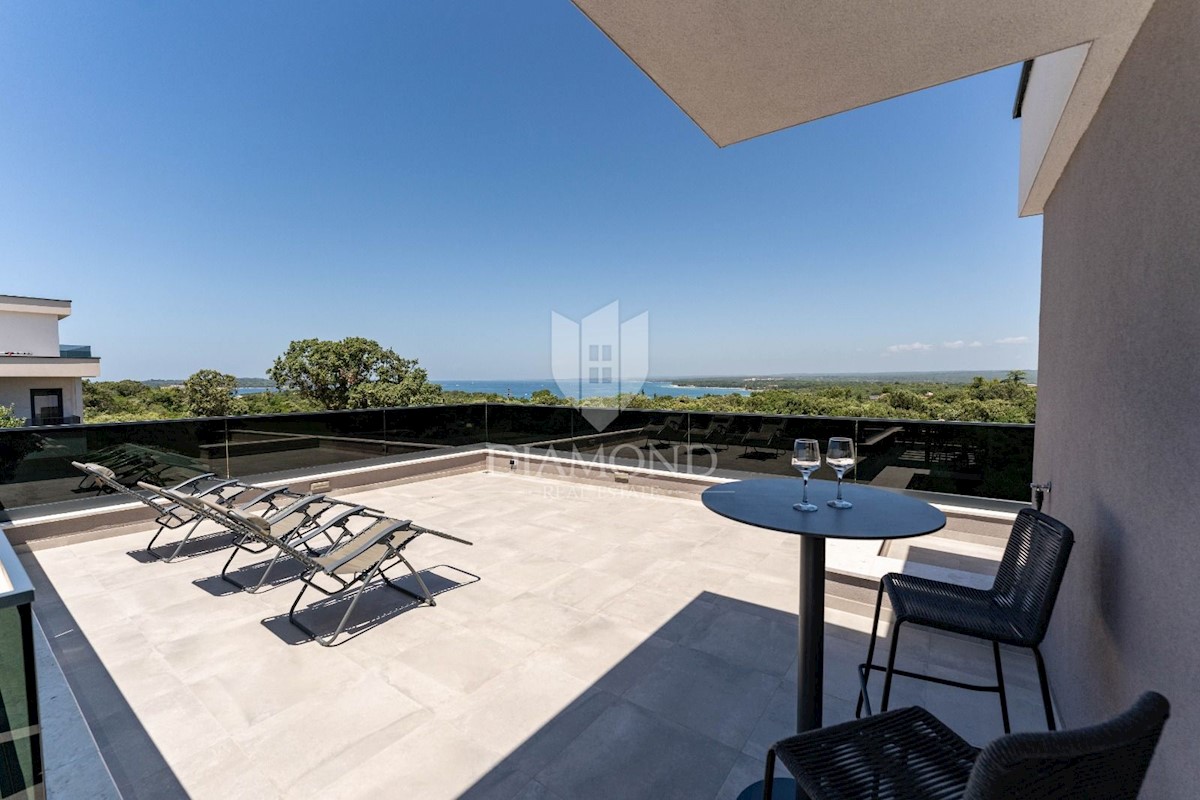 Elegante villa moderna con vista sul mare e Brioni