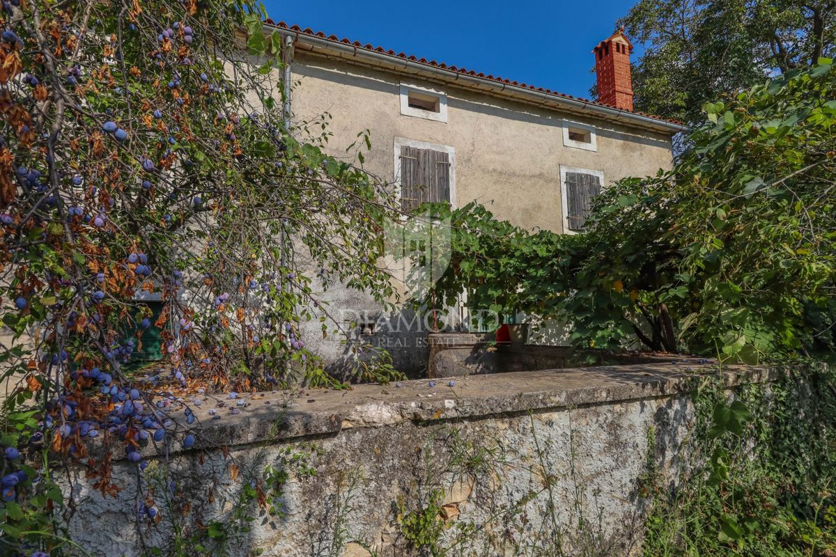 Svetvinčenat, casa in pietra con ampio giardino