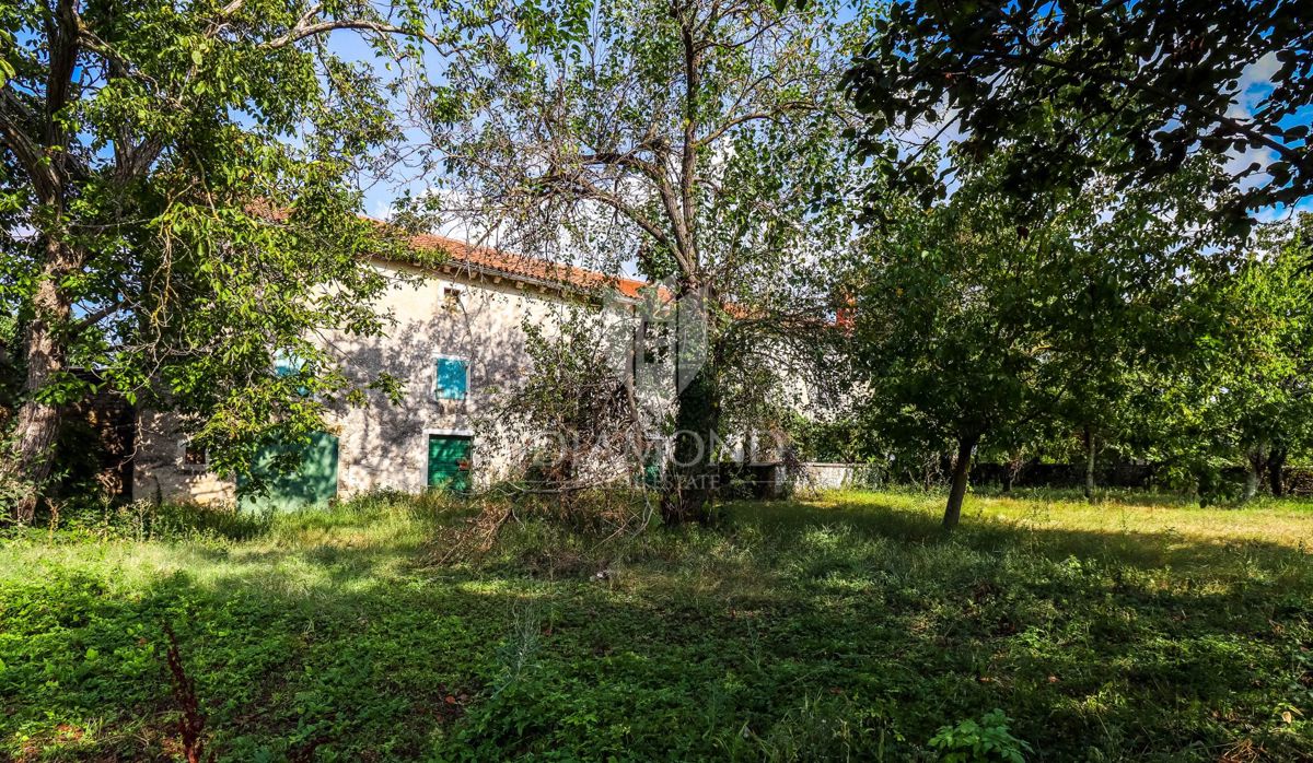 Svetvinčenat, casa in pietra con ampio giardino