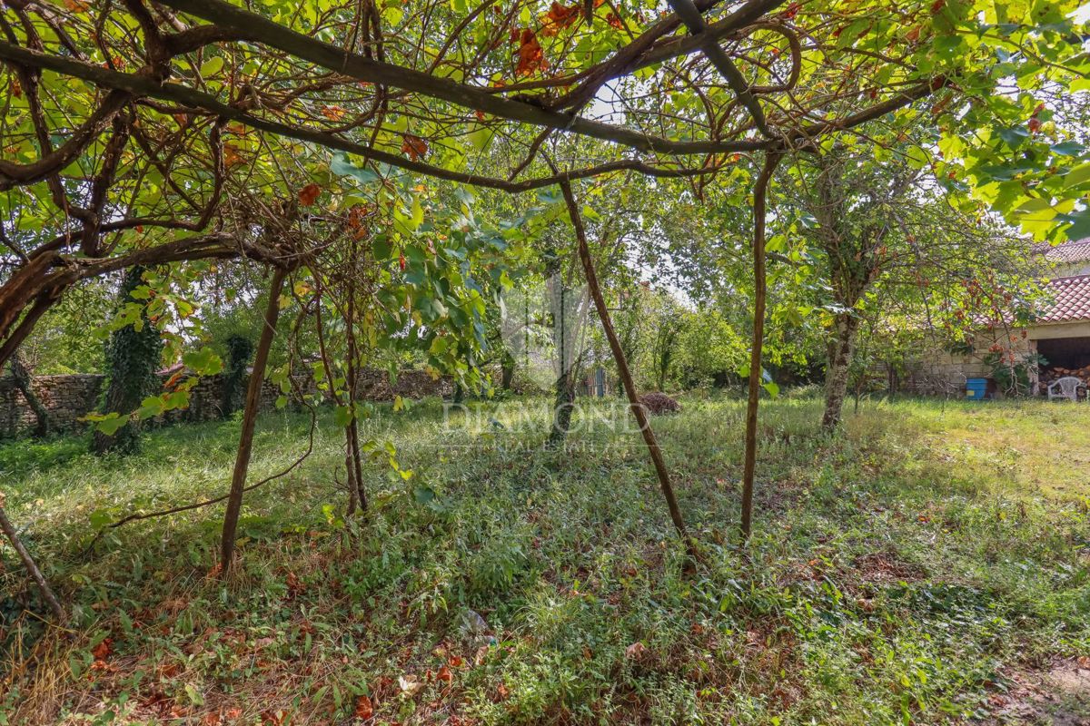 Svetvinčenat, casa in pietra con ampio giardino