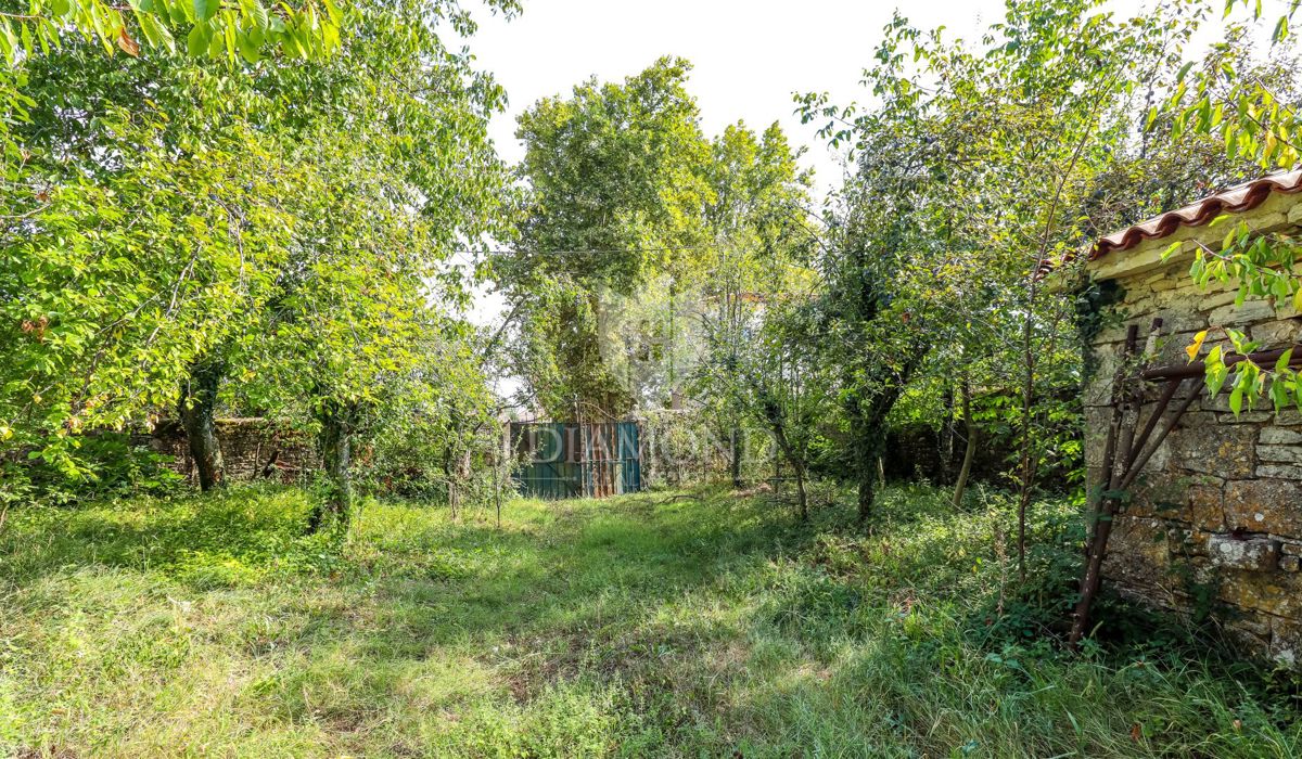 Svetvinčenat, casa in pietra con ampio giardino