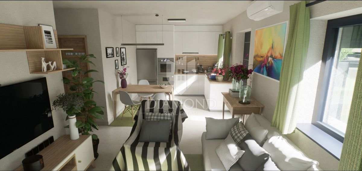 Parenzo, moderno appartamento al piano terra con giardino privato