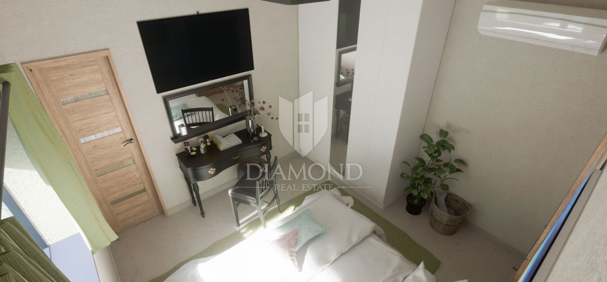 Parenzo, moderno appartamento al piano terra con giardino privato