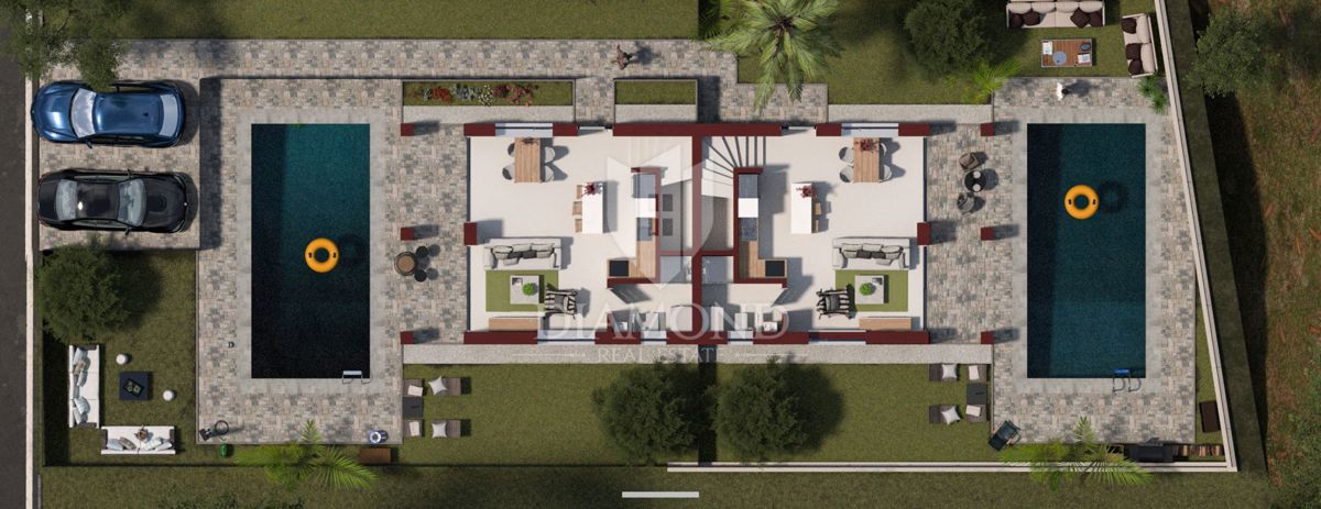 Parenzo, moderno appartamento al piano terra con giardino privato