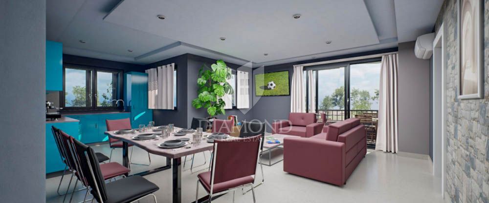 Spazioso appartamento nuovo con 4 terrazze vicino alla spiaggia, Štinjan! 