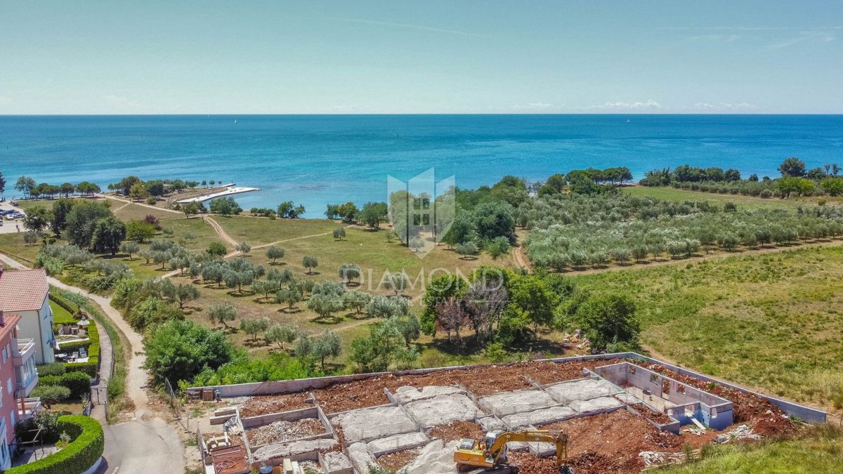 Savudrija, dintorni - casa moderna in prima fila sul mare!