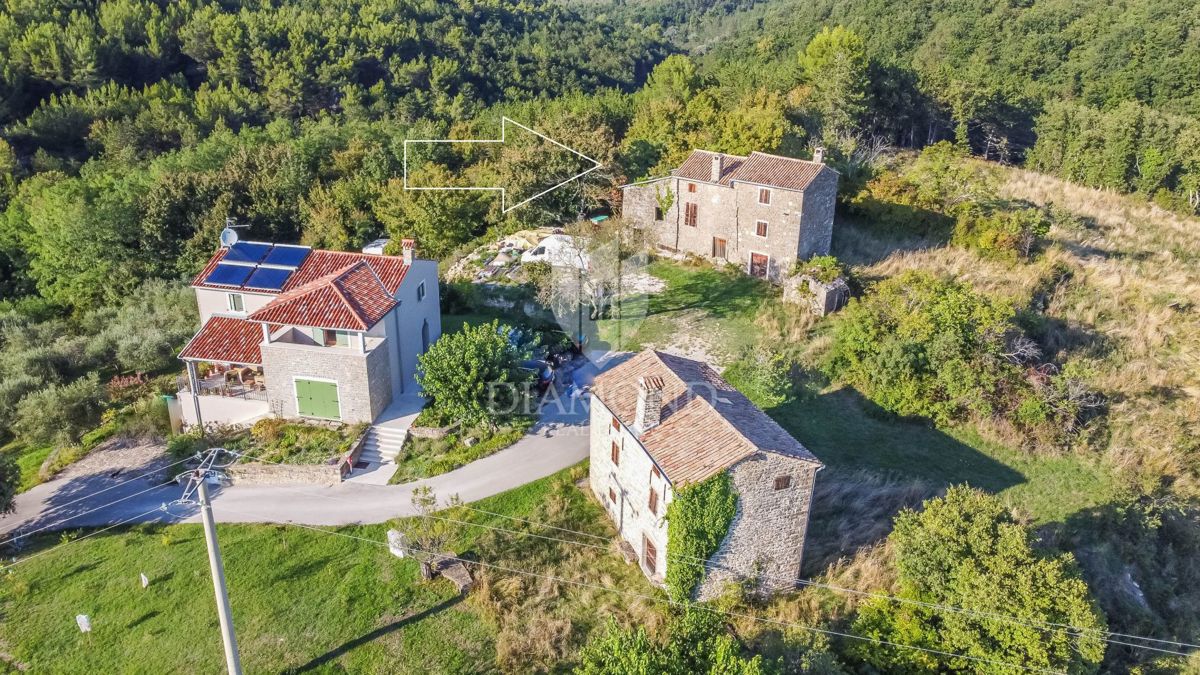 Buie, dintorni - casa indipendente con vista panoramica!