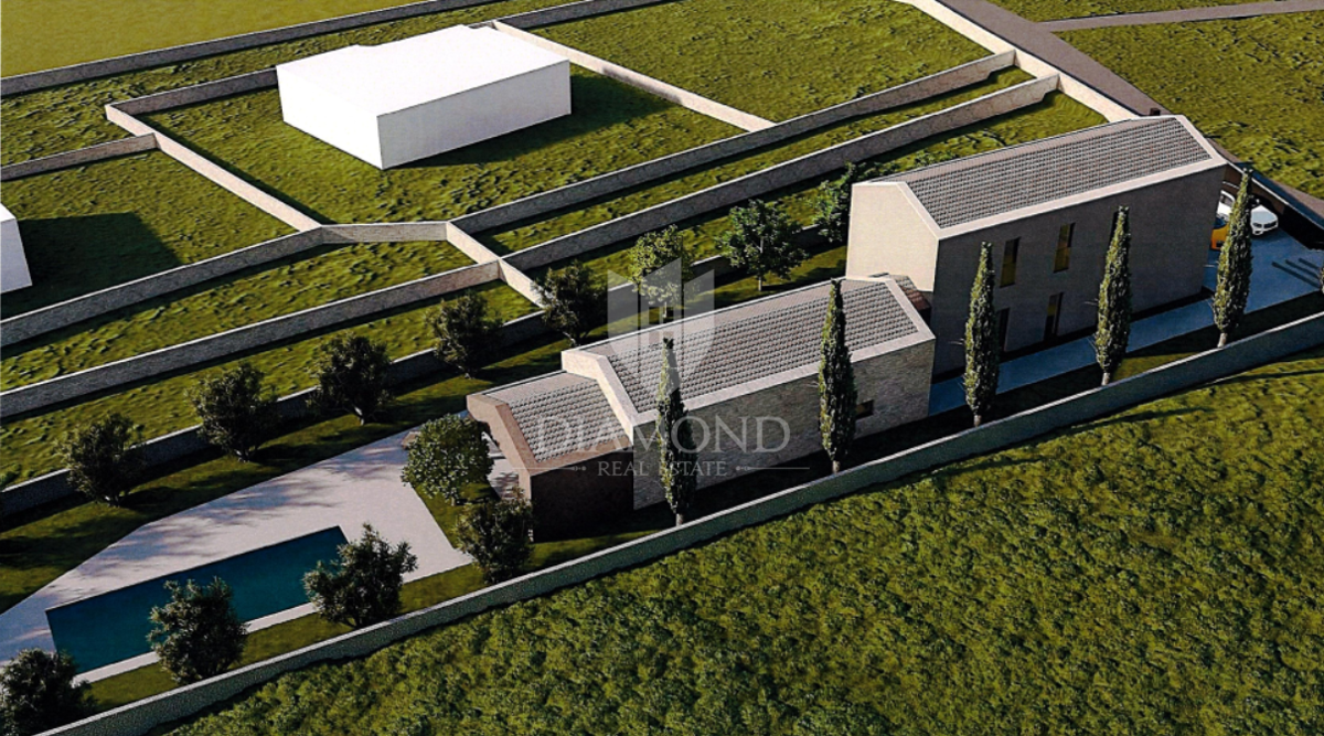 Sveti Lovreč, terreno con permesso di costruzione