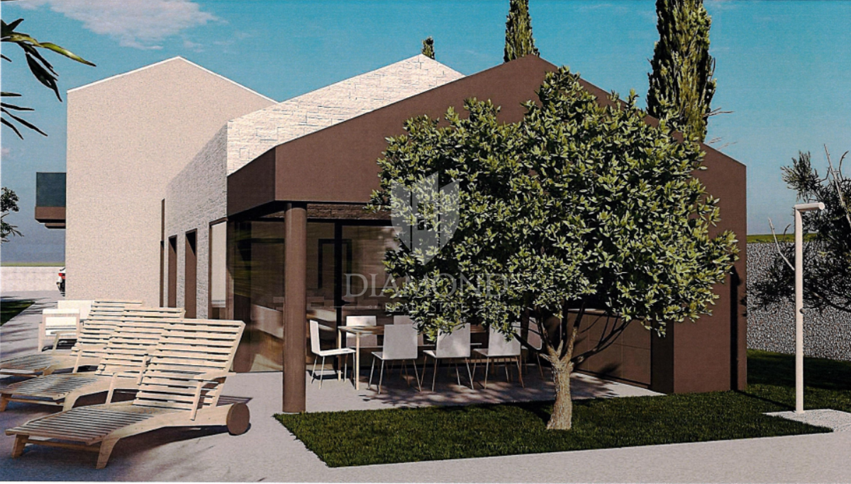 Sveti Lovreč, terreno con permesso di costruzione