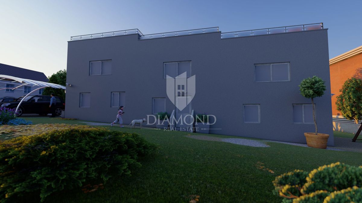 Dintorni di Umago, casa a schiera in un nuovo edificio