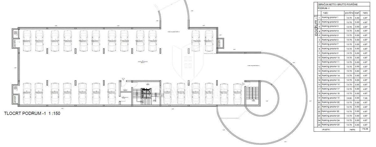 Nuova costruzione nel verde, Appartamento di 55 m² vicino al mare e al centro città