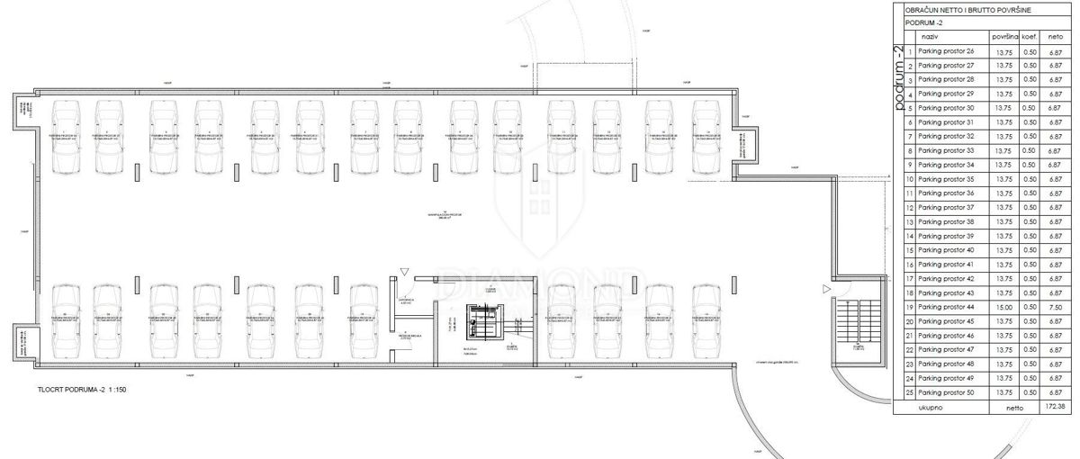 Appartamento Veli vrh, Pula, 81,40m2