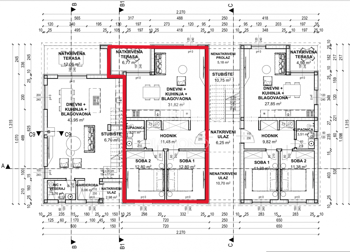 Parenzo, nuovo appartamento vicino a tutti i servizi