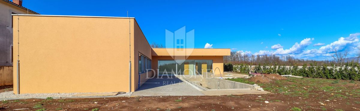 Žminj, dintorni, casa di design con piscina