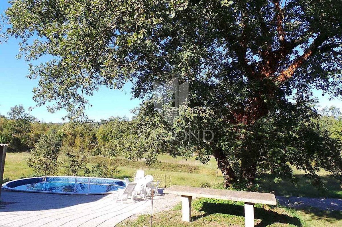 Labin, dintorni, casa con piscina e ampio giardino