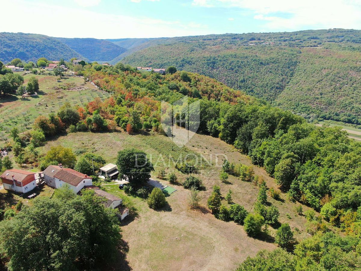 Labin, dintorni, casa con piscina e ampio giardino
