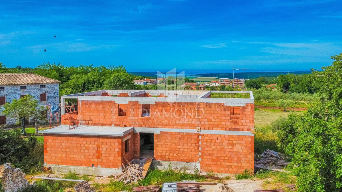 Verteneglio! Villa di lusso con vista mare a tarda ora!