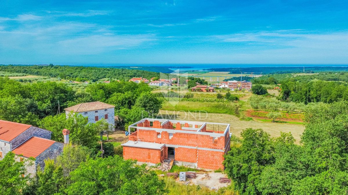 Verteneglio! Villa di lusso con vista mare a tarda ora!