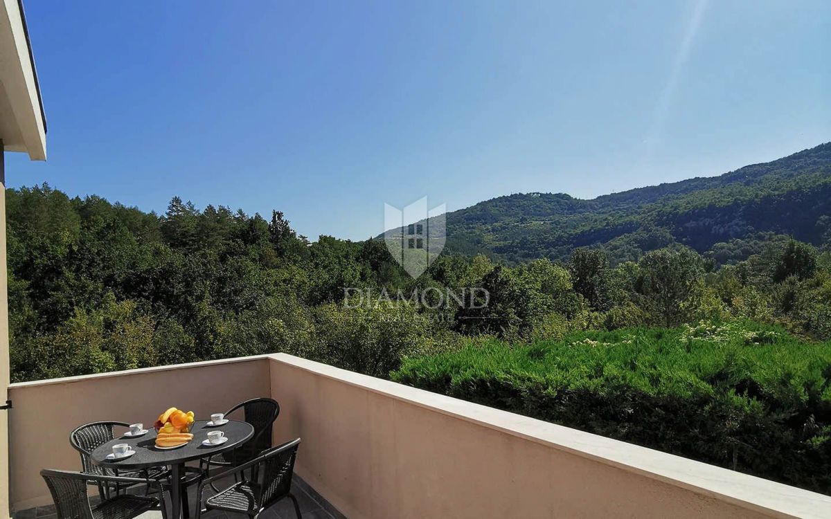 Zona di Buzet, casa indipendente con piscina in posizione tranquilla