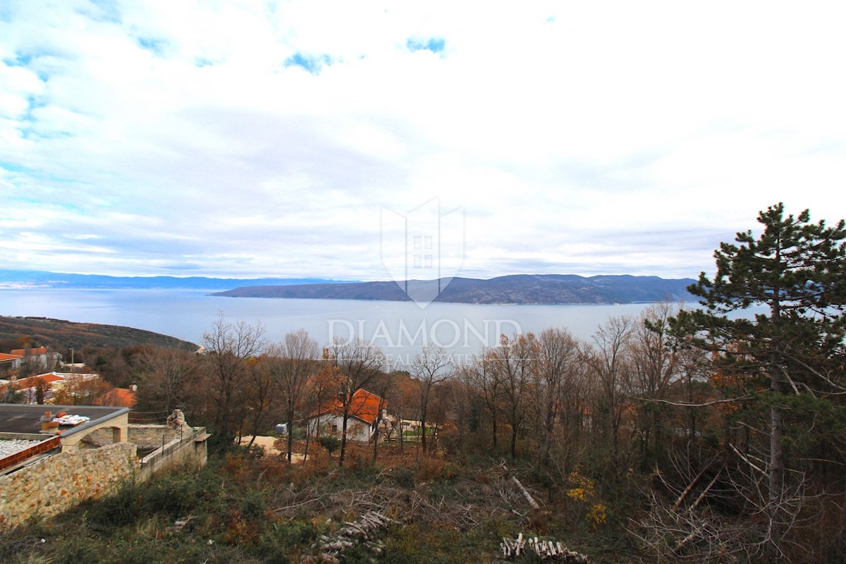 Labin, Rabac, nuova casa con una bellissima vista sul mare