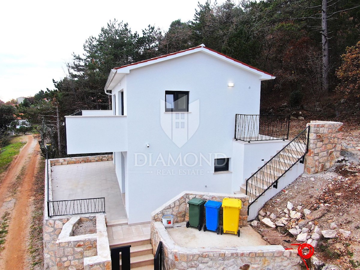 Labin, Rabac, nuova casa con una bellissima vista sul mare