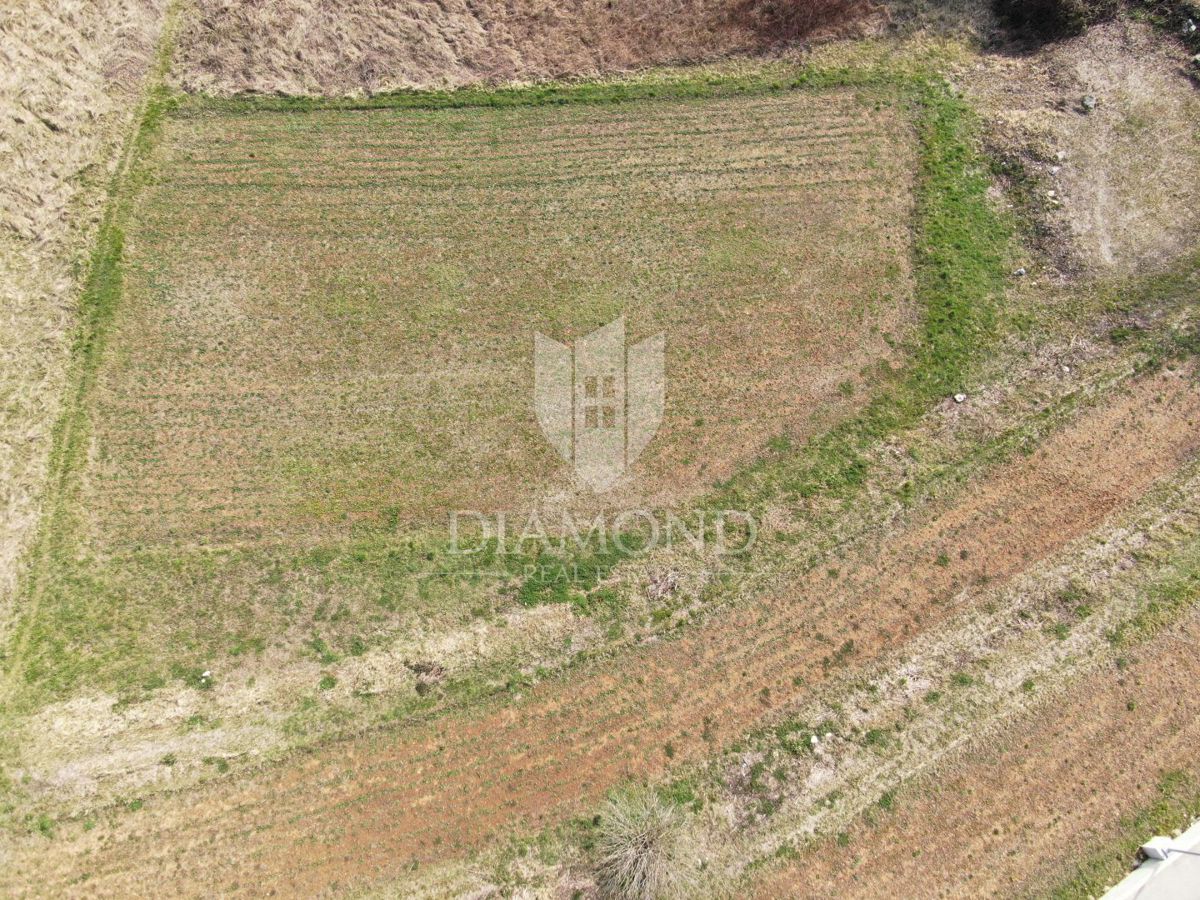 Pisino, dintorni, terreno edificabile in un insediamento tranquillo