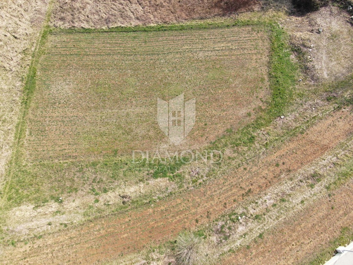 Pisino, dintorni, terreno edificabile in un insediamento tranquillo