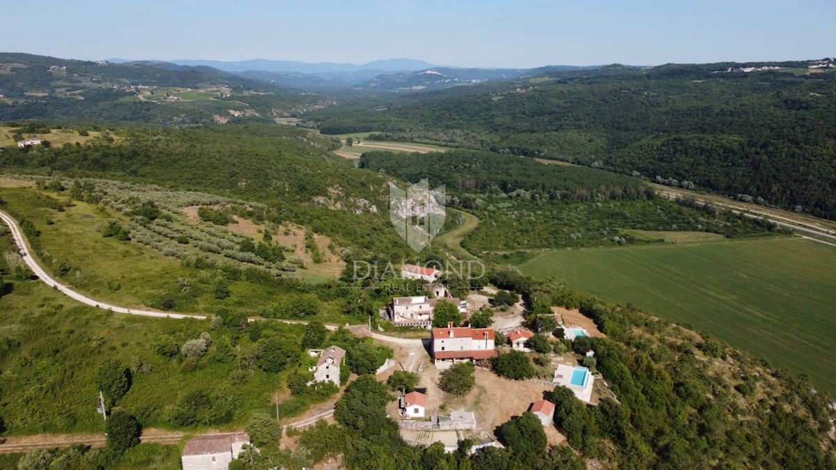 Grisignana, dintorni! Tenuta con un grande appezzamento di terreno!