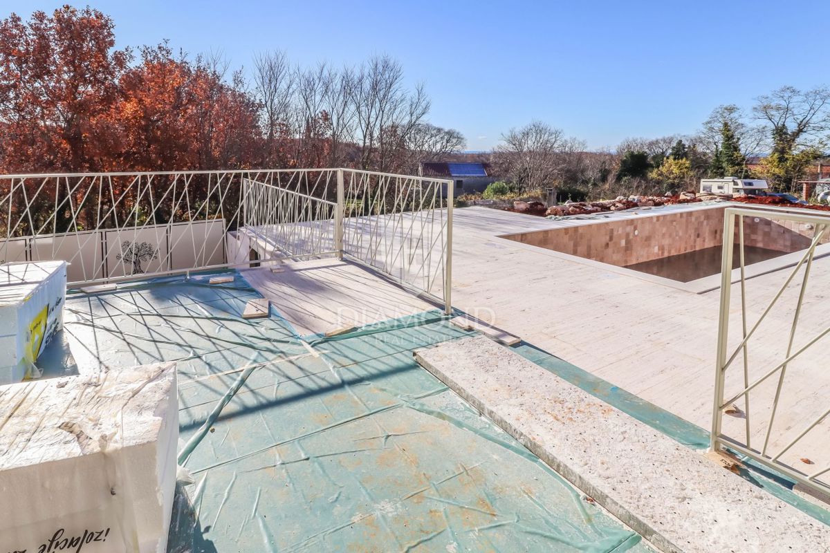 Parenzo, dintorni, Nuova costruzione con piscina e vista mare!