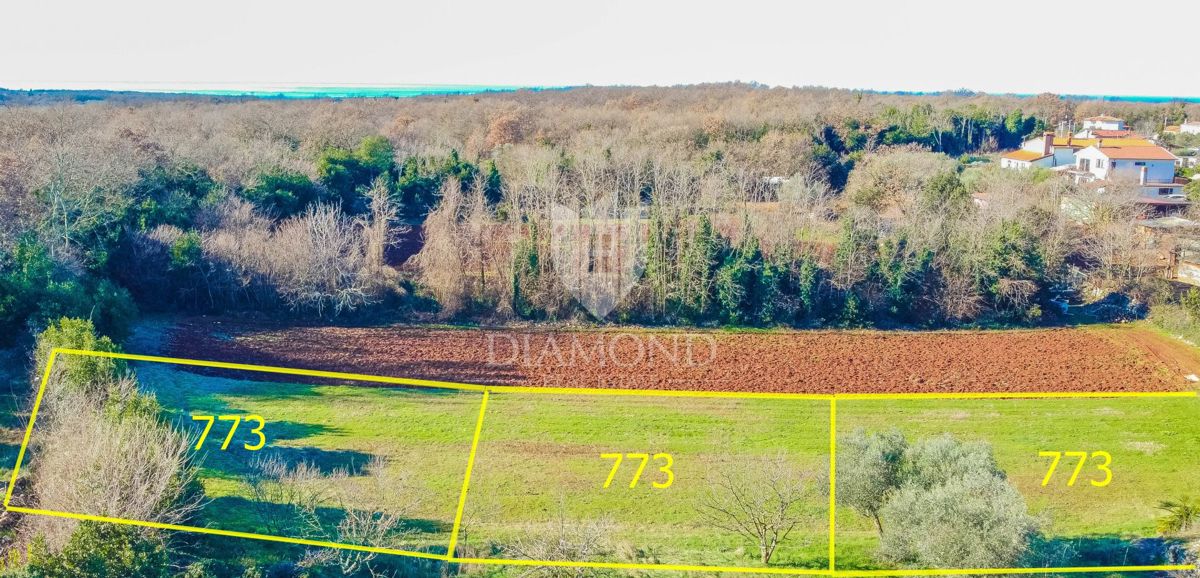 Umago, dintorni! Terreno edificabile in una posizione tranquilla!