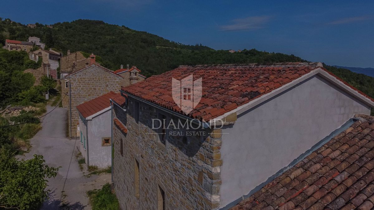 Motovun, Casa in pietra con vista panoramica su Montona!