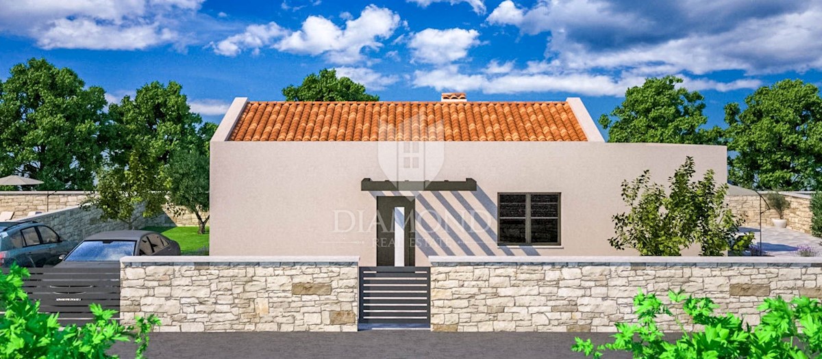 Una nuova casa con piscina in una posizione tranquilla vicino a Sanvincenti