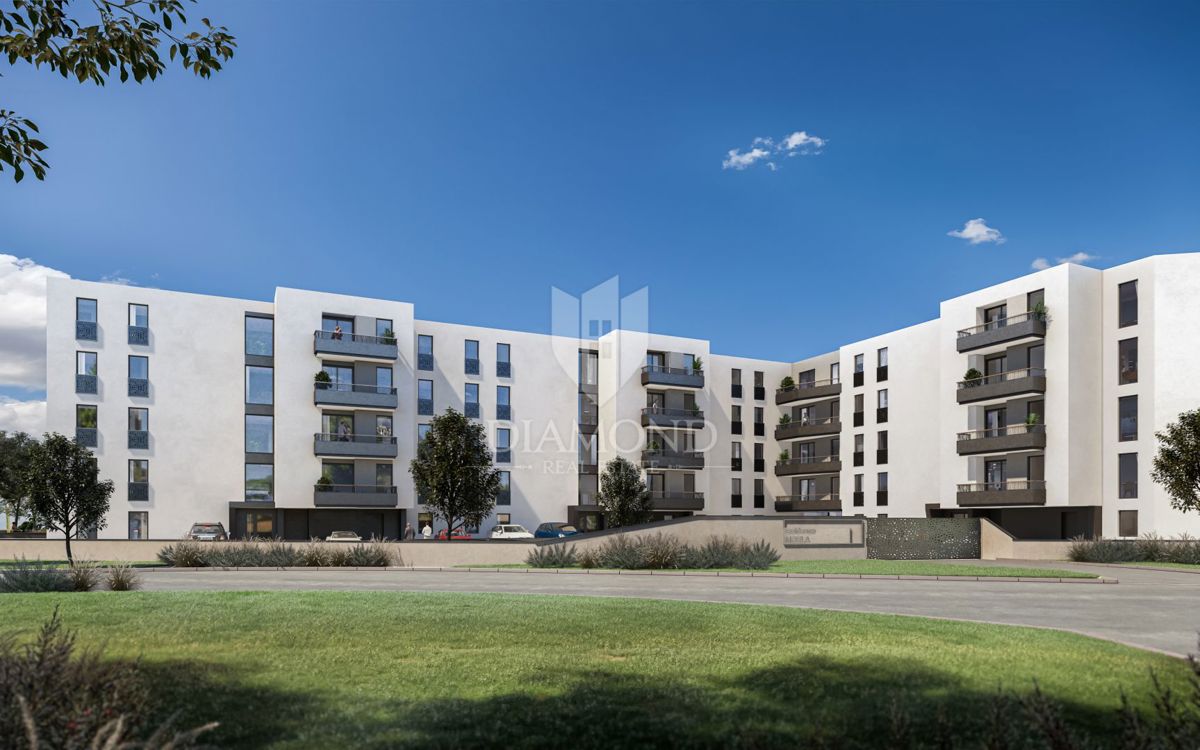 Umago, appartamento in costruzione con ascensore e vista mare!