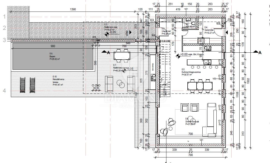 Svetvincenat, grande nuova villa con piscina