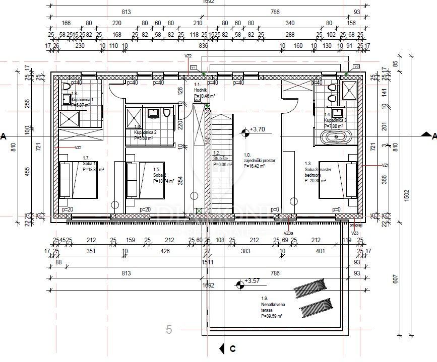 Svetvincenat, grande nuova villa con piscina