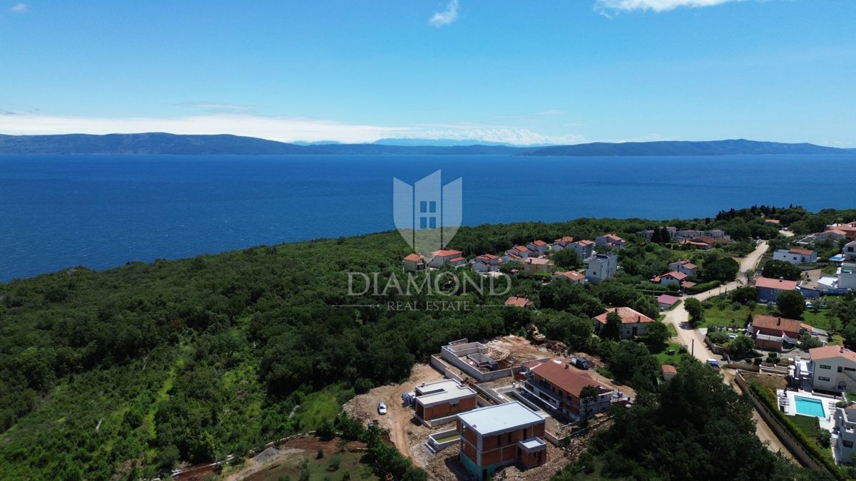 Rabac, dintorni, casa roh bau con vista mare