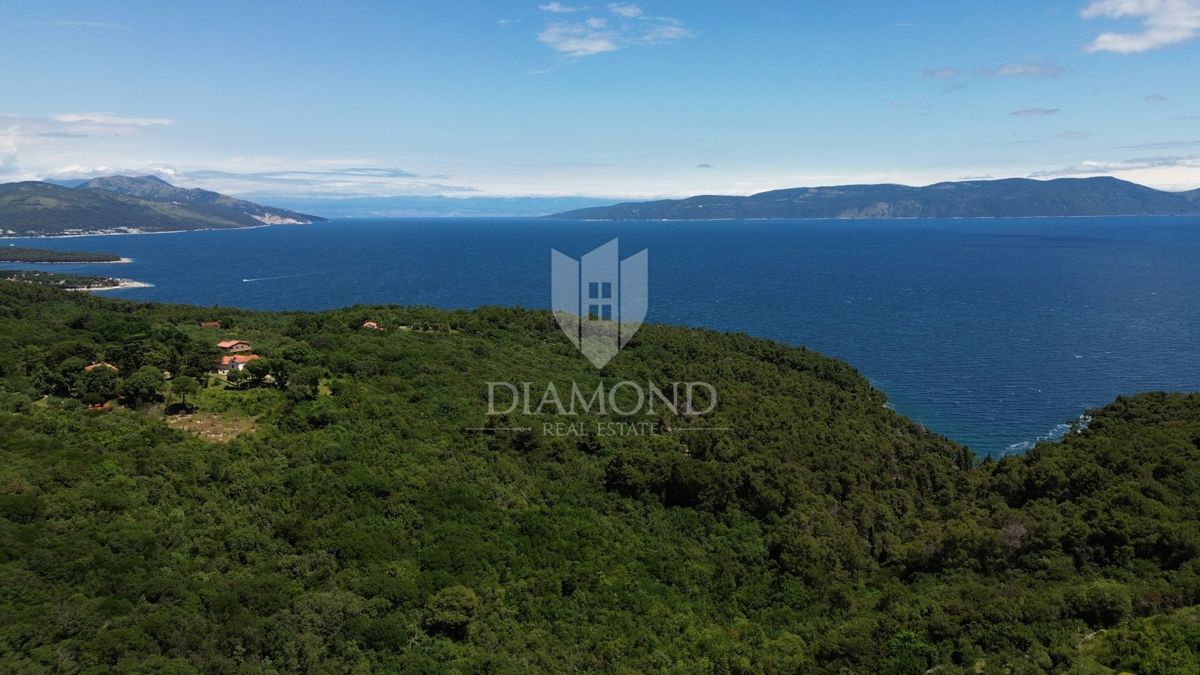 Rabac, dintorni, casa roh bau con vista mare