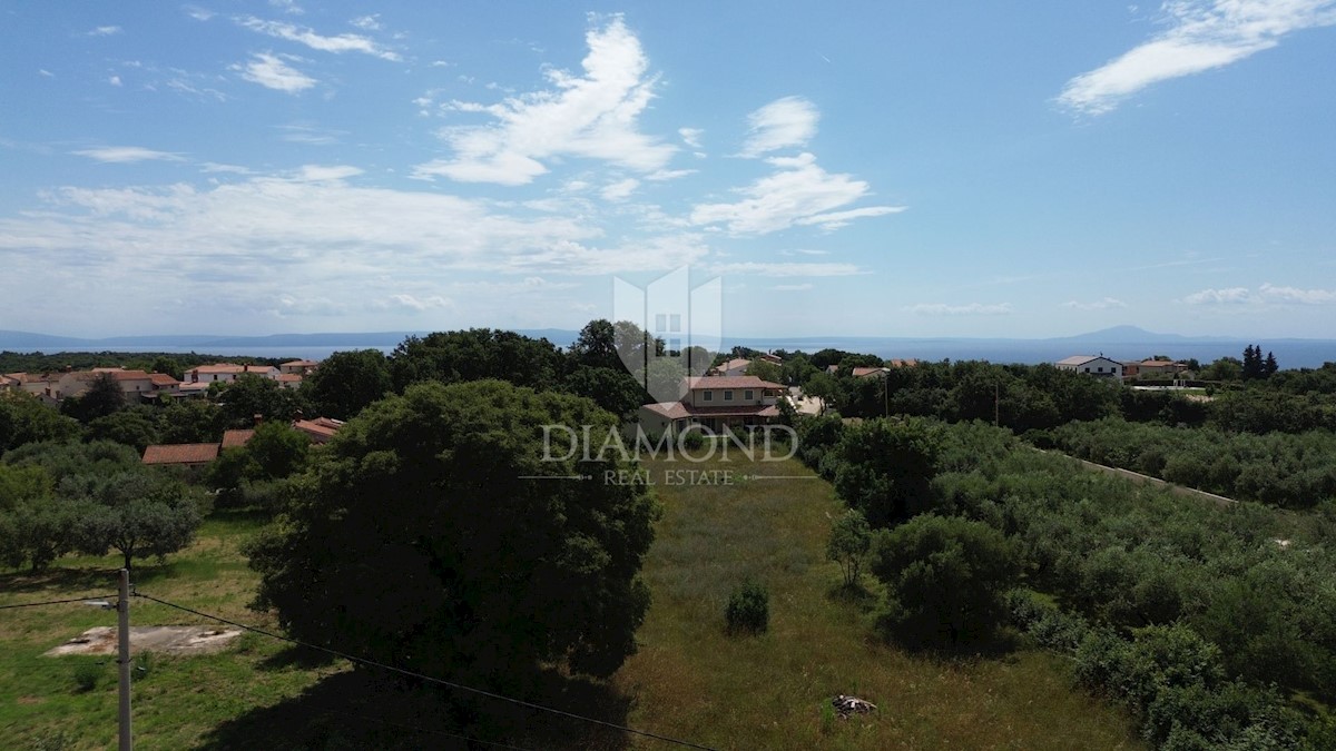 Marčana, casa Rohbau con vista sul mare