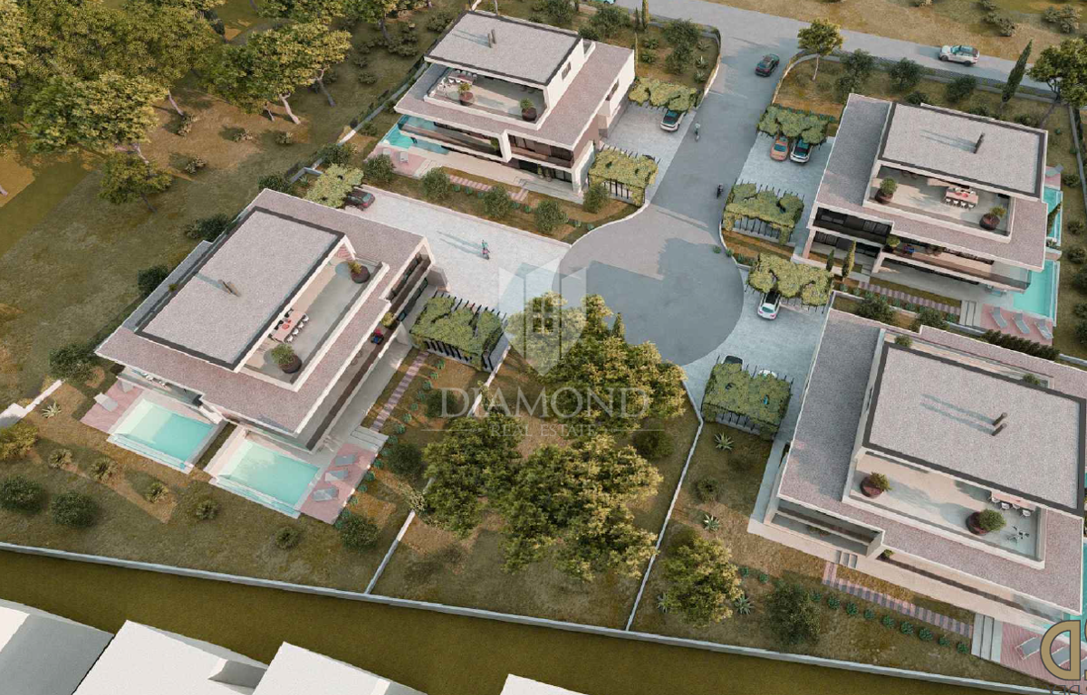 Nuova costruzione con piscina vicino a Rovigno