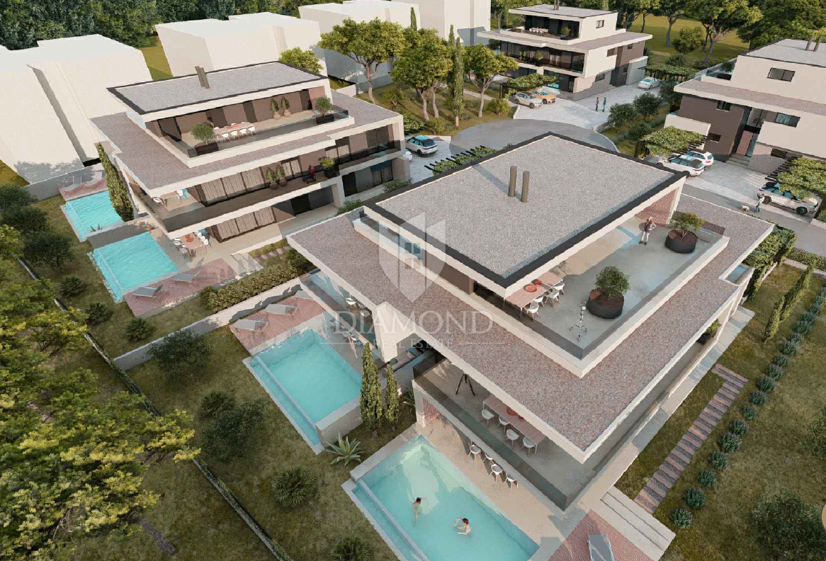 Nuova costruzione con piscina vicino a Rovigno