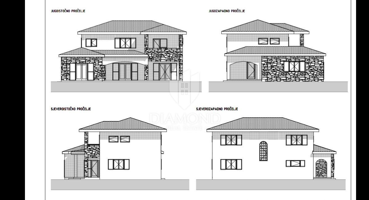 Krk, spaziosa villa di nuova costruzione