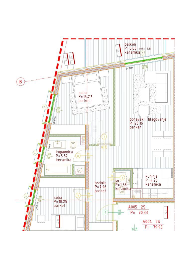 Parenzo, appartamento trilocale al piano terra vicino al centro citta!