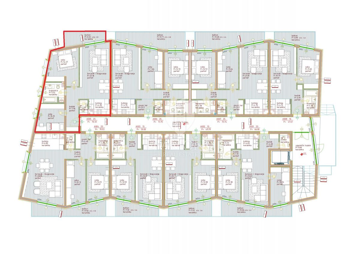 Parenzo, appartamento trilocale al piano terra vicino al centro citta!