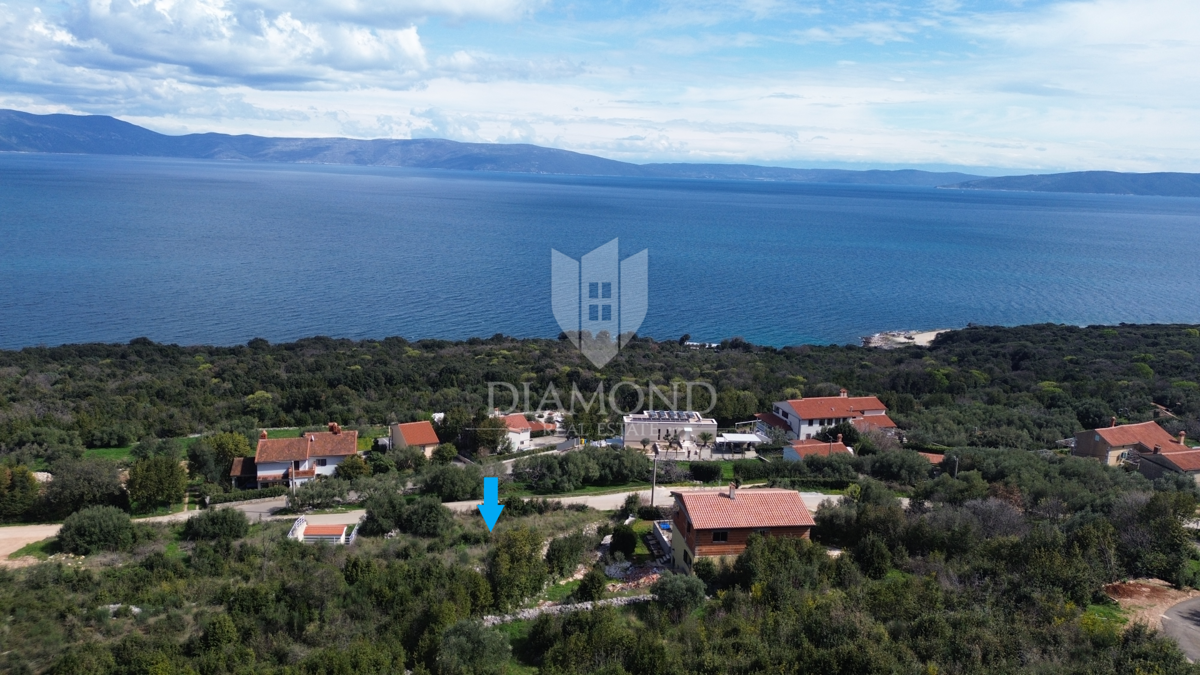 Rabac-Labin, dintorni, terreno edificabile con vista mare